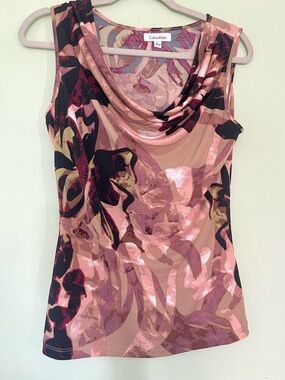 Calvin Klein Cowl Neck Top